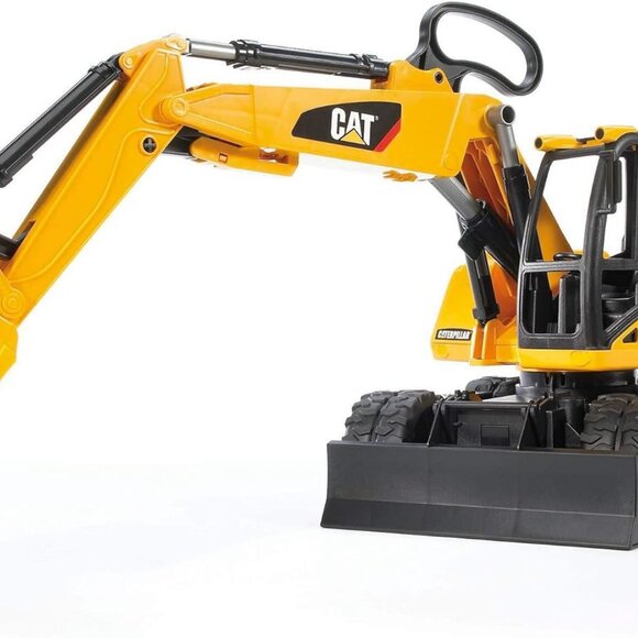 NIB Bruder 02446 Cat Small Wheel Excavator Pretend PLay Construction Toy - Picture 3 of 7